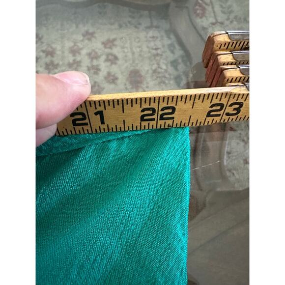 Lovestitch Women's Green Adjustable Spaghetti Strap Maxi Dress Size Medium - Picture 4 of 7